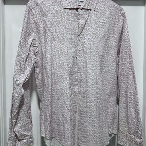 Calvin Klein Subtle Patterned Button Down Shirt